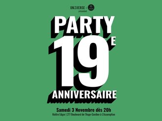 Party 19e Anniversaire