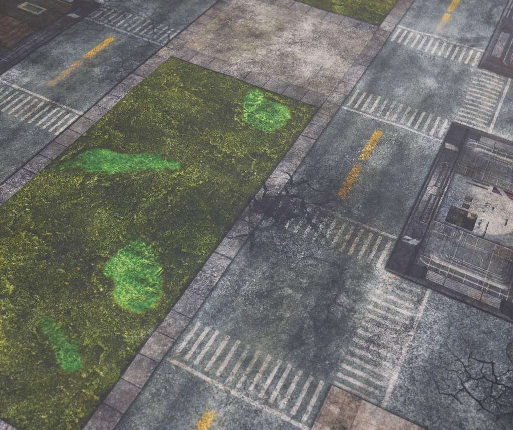 Frontline Gaming FLG Mats City 1 6x4' FrontlineGamingUS