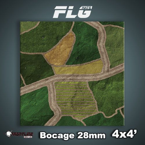 Frontline Gaming FLG Mats 28mm Bocage 4x4' FrontlineGamingUS