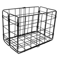 Wald 582 Rear Folding Basket: Black