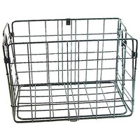 Wald 582 Rear Folding Basket: Black