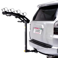 Saris Bones Universal Hitch Rack: 4 Bike; Black