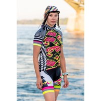 Campus Mega Dazzle SS Peloton DX Jersey Womens