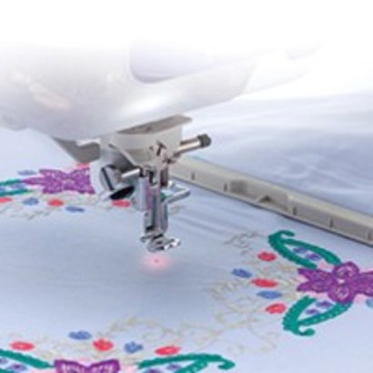 Drop Light Embroidery Foot with LED Pointer, -VM5100, VE2200, VM6200D