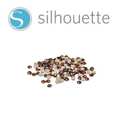 Graphtec Silhouette Rhinestone Amber 16SS 350 pieces