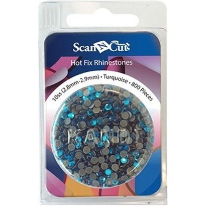 Brother Turquoise Rhinestones 10ss Refill Pack