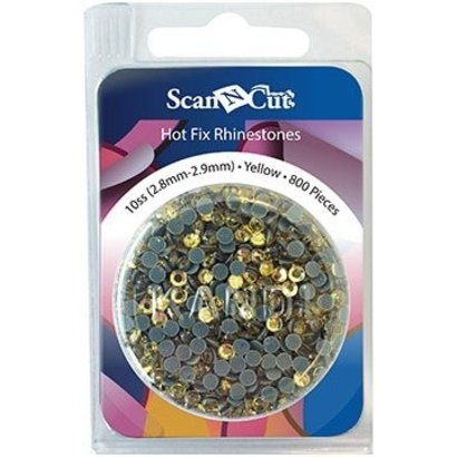 Brother Yellow Rhinestones 10ss Refill Pack
