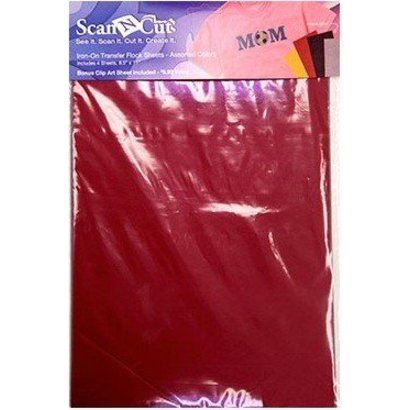 Iron-on Sheet - Flocked 4 Colors