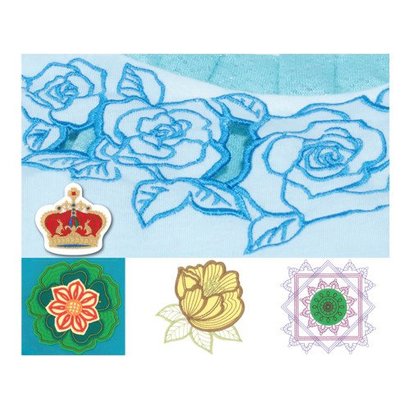 Embroidery USB PR Cutwork Designs