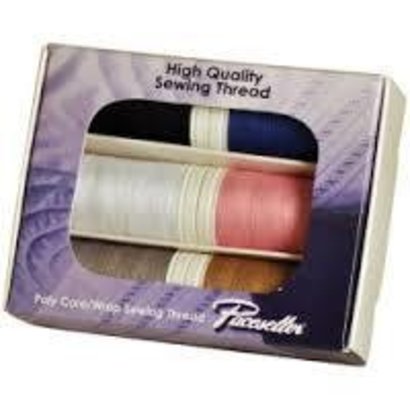 Pacesetter Poly Core/Poly Wrap Thread 6-Pack. 430 yrd spools. Must be Ordered in Multiples of 3's