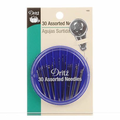 Checker Prym Dritz Assorted Hand Needles with Threader in Dispenser 30ct
