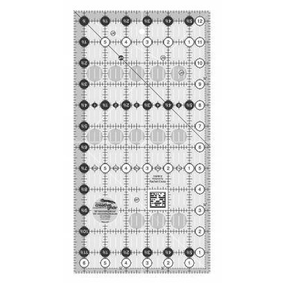 Checker Creative Grids Quilt Ruler 6-1/2in x 12-1/2in