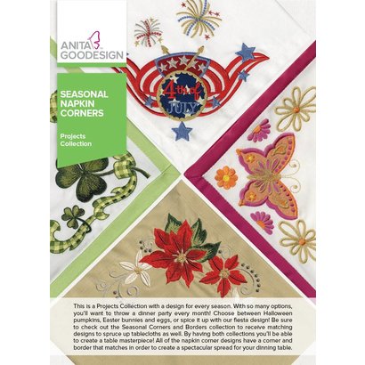 Anita Goodesign Mini Collections: Seasonal Napkin Corners
