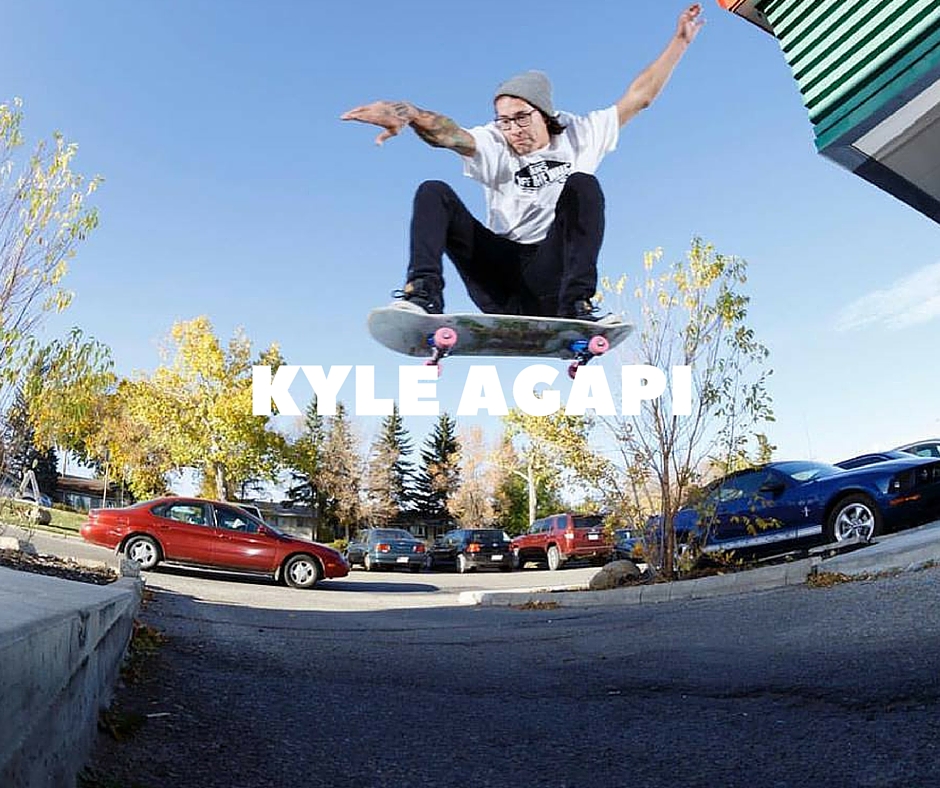 Kyle Agapi Skateboarding