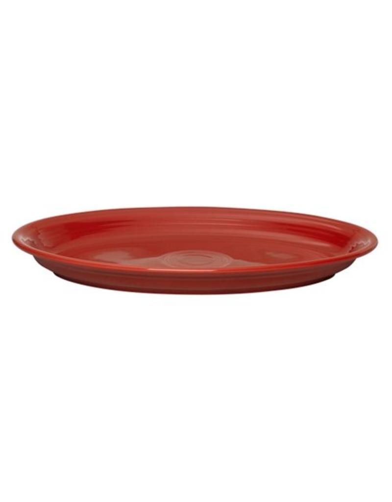 Extra Large Oval Platter 19 1/4" Fiesta® Scarlet Canton Dish Barn