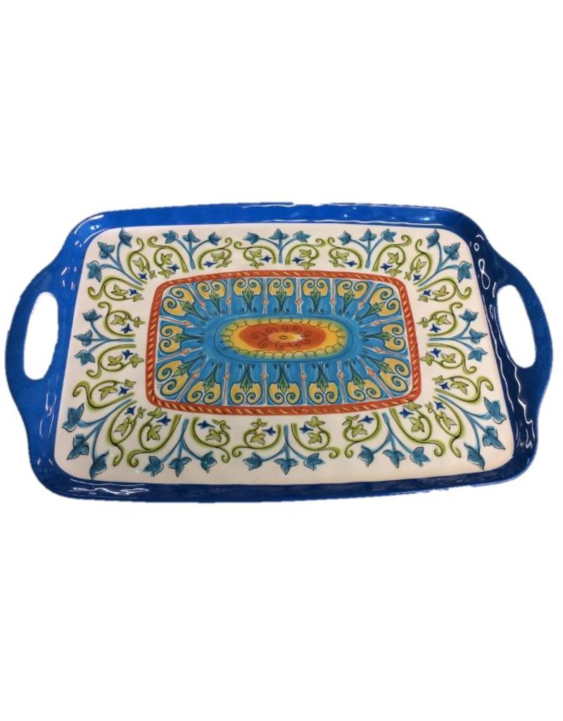 Tuscany Rectangular Tray with Handles - Canton Dish Barn Tuscany Rectangular Tray with Handles - Canton Dish Barn