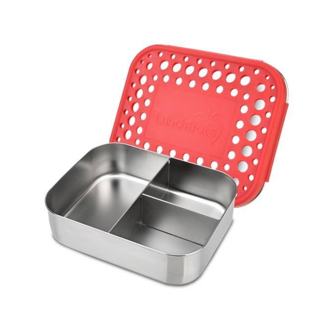 red trio 2 stainless bento lunch box sweetpea wholesome baby