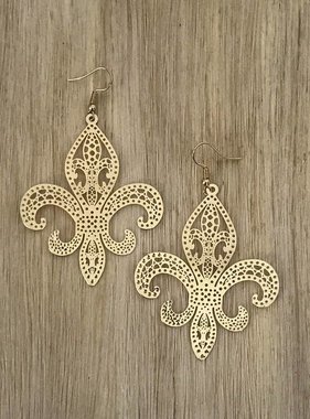 Jewelry Earring Thin Gold Fdl Fleurty