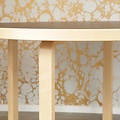 Artek Table 91 in Black Linoleum