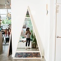 Alex Drew & No One Scale Mirror, Ash with Antiqued Glass