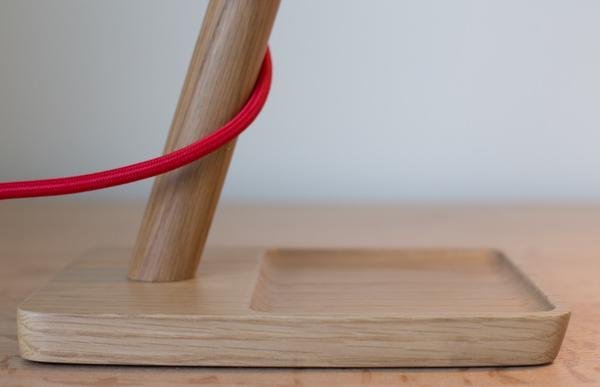 Pablo Designs Clamp Lamp - Mini, White Oak