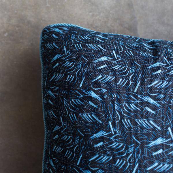 electra eggleston Bali Indigo 18" Pillow