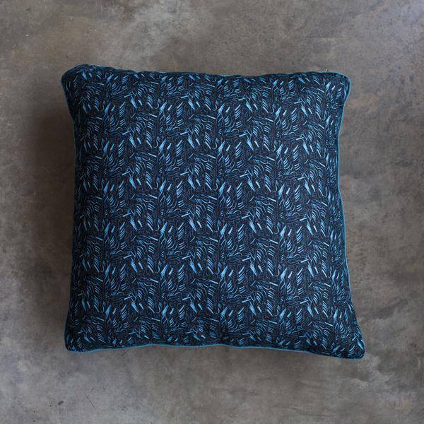 electra eggleston Bali Indigo 18" Pillow