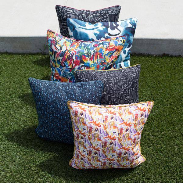 electra eggleston Bali Indigo 18" Pillow