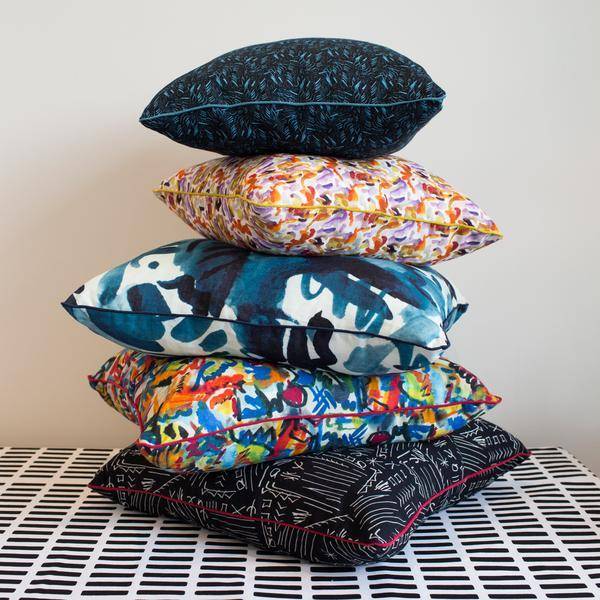 electra eggleston Bali Indigo 18" Pillow