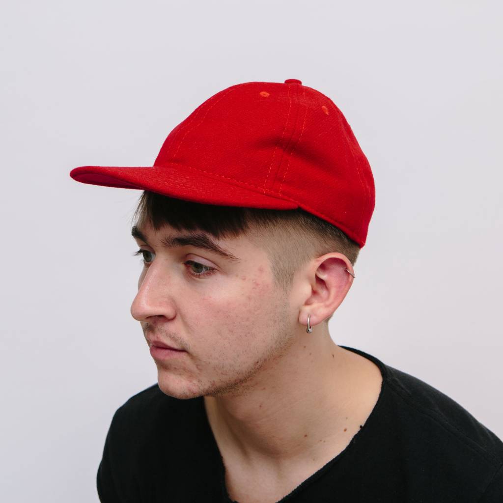 Fair Ends Red Flannel Ball Cap
