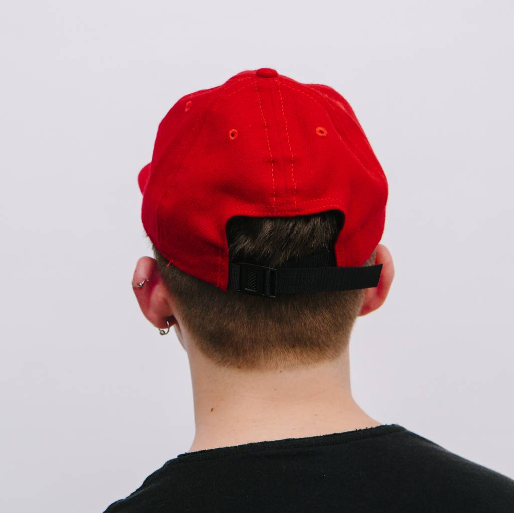 Fair Ends Red Flannel Ball Cap