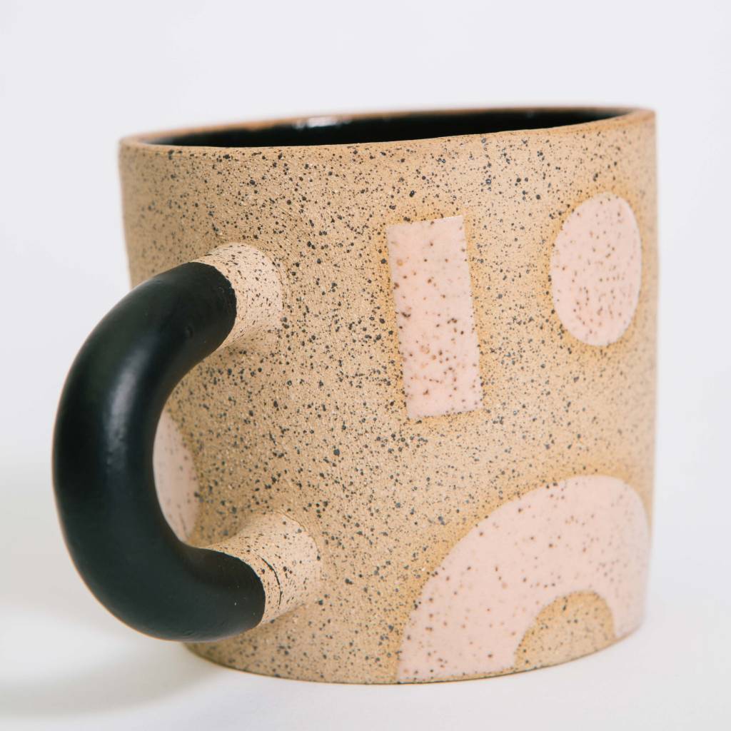 Recreation Center Pink & Black Mug