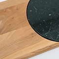Bower Duo Server, Walnut with Dark Marble