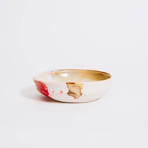 Glaze Moods Jewel Dish Yellow/Red