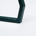 Alex Drew & No One Mirrored Bottom Tray dyed phthalo green