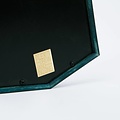 Alex Drew & No One Mirrored Bottom Tray dyed phthalo green