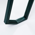 Alex Drew & No One Mirrored Bottom Tray dyed phthalo green