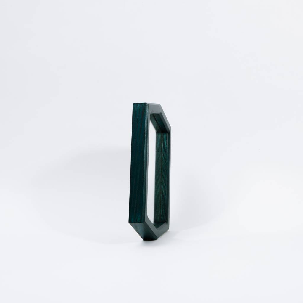 Alex Drew & No One Mirrored Bottom Tray dyed phthalo green