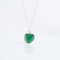 Kathryn Bentley Fine Jewelry Emerald Organic Amulet