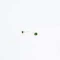 Kathryn Bentley Fine Jewelry Tiny Dot Studs, Emerald