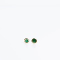 Kathryn Bentley Fine Jewelry Tiny Dot Studs, Emerald