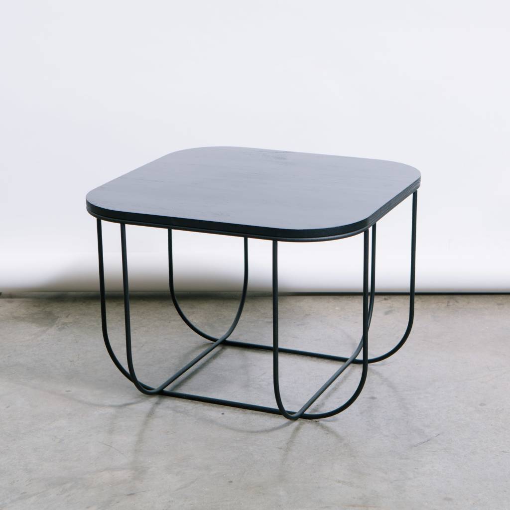 Menu Cage Table Black/Dark Ash