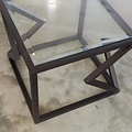 Alex Drew & No One Two Diamonds Cocktail Table in Ebonized Walnut