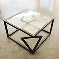 Alex Drew & No One Two Diamonds Cocktail Table in Ebonized Walnut