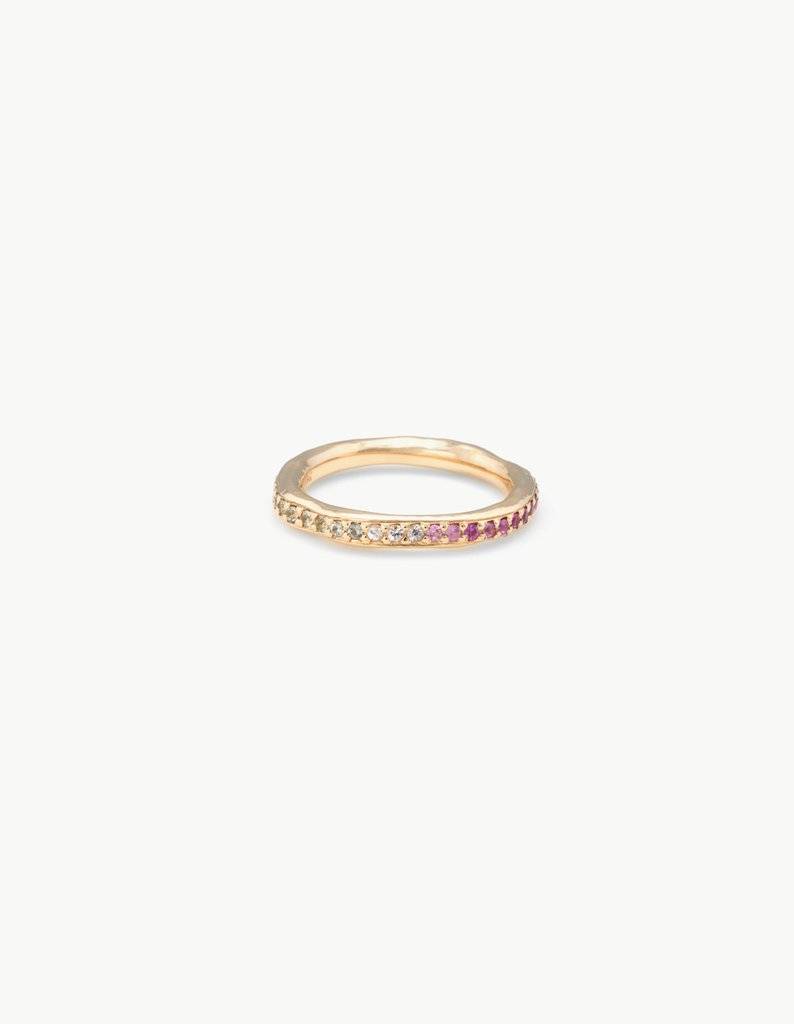 Kathryn Bentley Fine Jewelry Rainbow Eternity Band