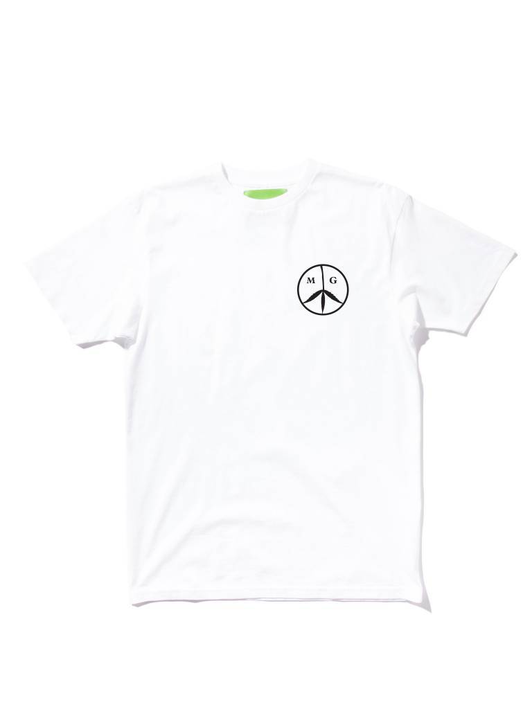 Mister Green Peace Logo Shirt White