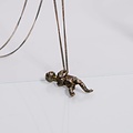 Alice Waese Silver Baby Saint Pendant