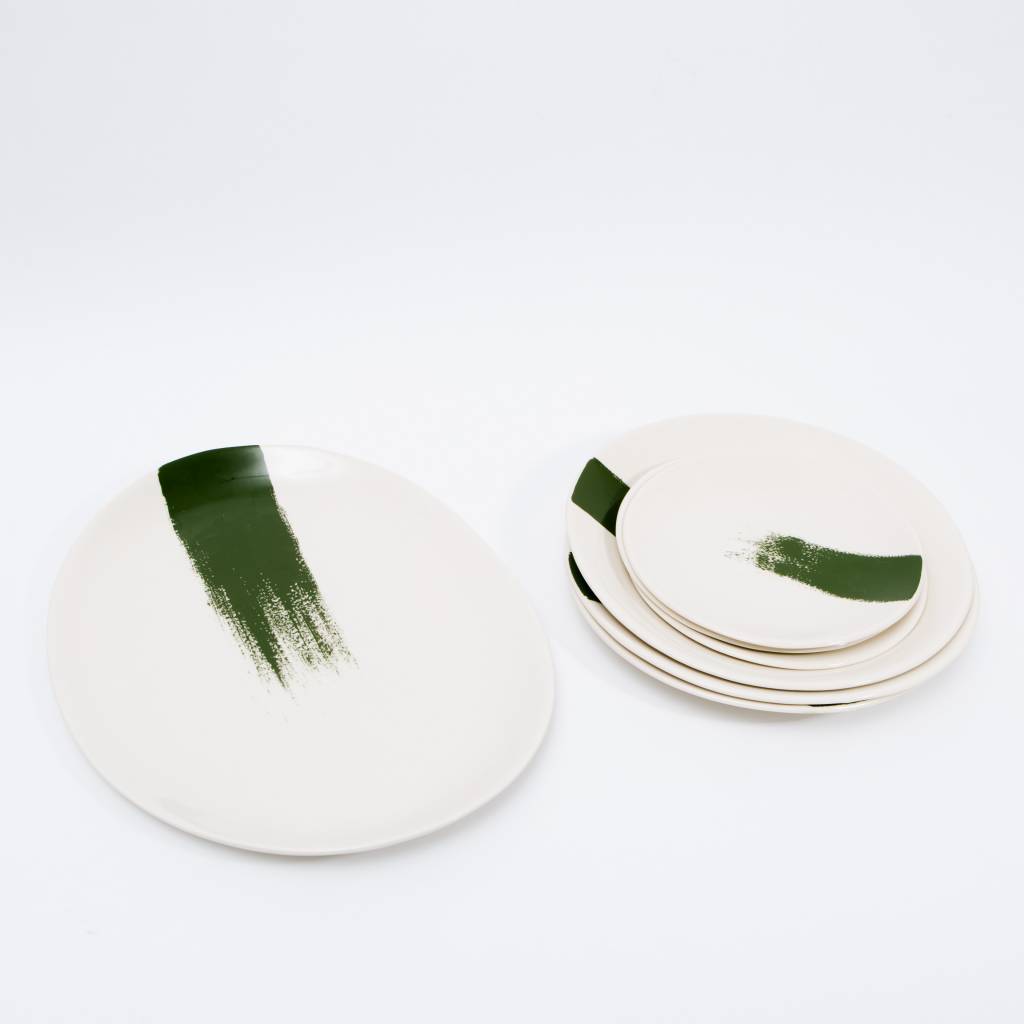 Sarah Cihat Sarah Cihat Brush Stroke Dinner Plate