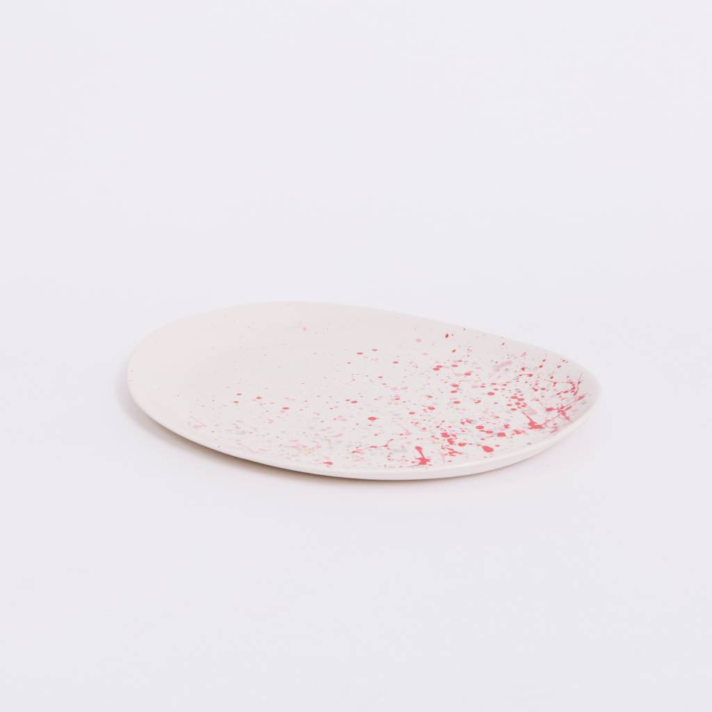 Sarah Cihat Splatter Platter, Porcelain