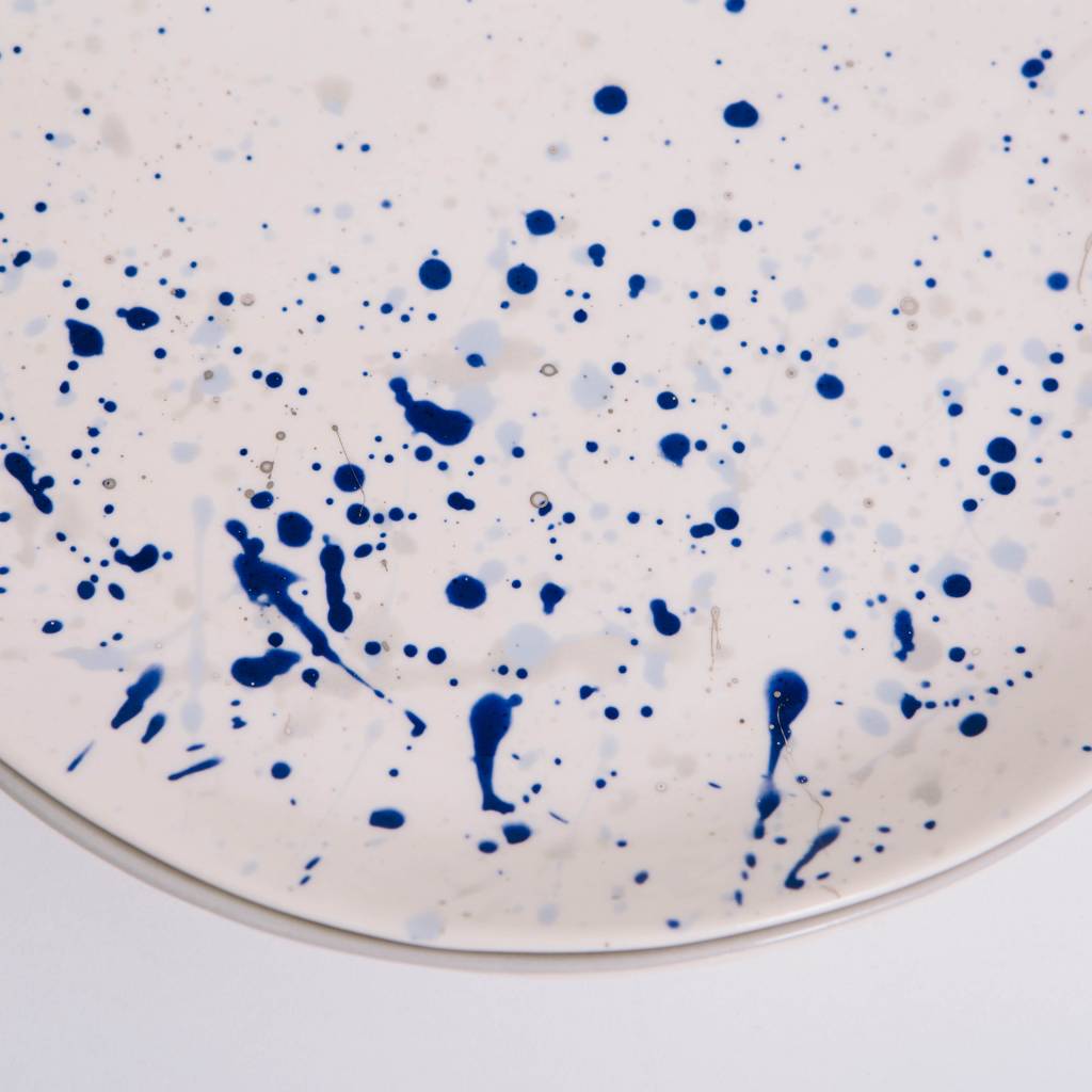 Sarah Cihat Splatter Platter, Porcelain